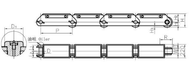 WH型重型驮载链