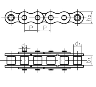 B系列短节距精密滚子链